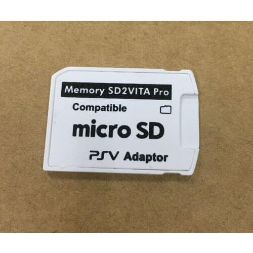 20pcs v5.0 made in china sd2vita for ps vita for psvita psv 1000 2000 memory game card to tf sd card adaptor adapter