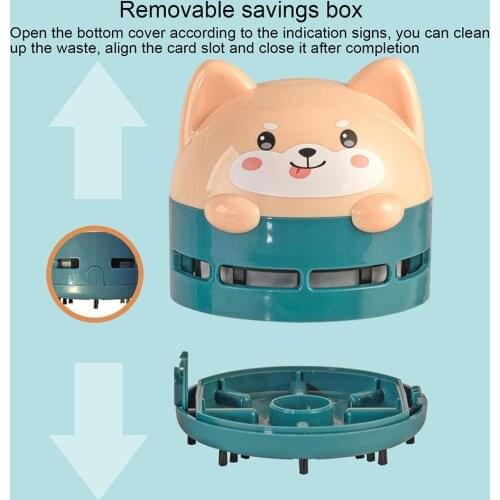 2021 New Mini Cartoon Animal Pattern Rechargeable Cordless Cleaner Remover Vacuum Dust O2R4