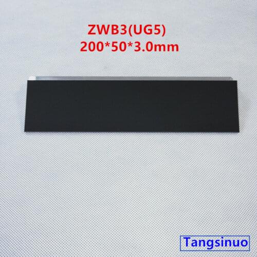 253.7 254nm ZWB3 UV Pass Filter 50*200*3.0mm UG5 U-330 Mineral Fluorescence Lamp Glass