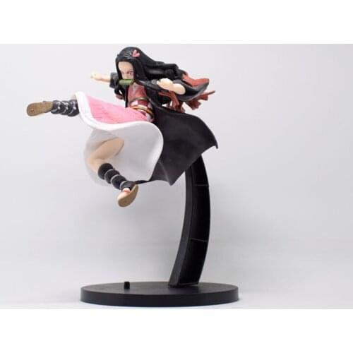Demon Slayer Anime Figures Kamado Nezuko Combat Version Models 19cm PVC Boxed Toys