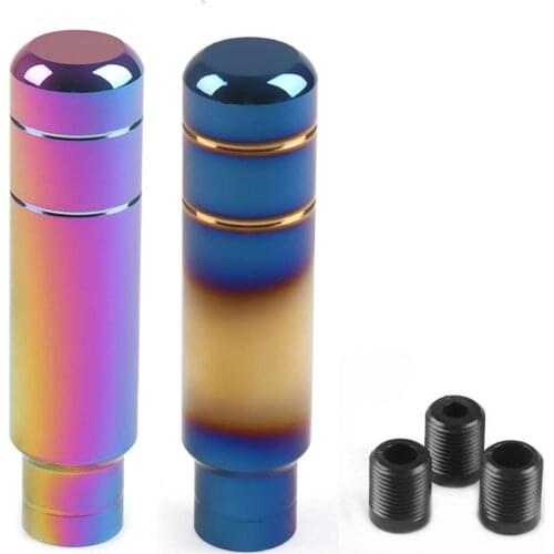 13cm Car Racing Styling Gear Shift Knob Aluminum Grilled Blue Universal Shifter Gear Head Knob Shifter Head Interior Decor