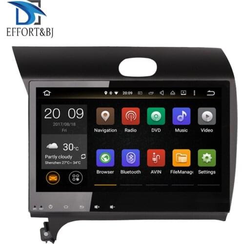 Android 9.0 4GB Octa Core GPS Navigation Head Unit For KIA CERATO/K3/FORTE 2013-2018 Left Hand Driving Car GPS Radio Stereo BT