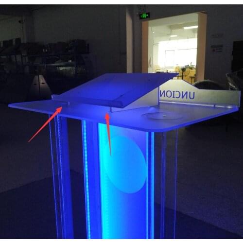 Cheap Book Lectern Wholesale Tabletop Book Stand Clear Acrylic Bible Stand, Easy Assembly - Clear Tabletop Lecterns