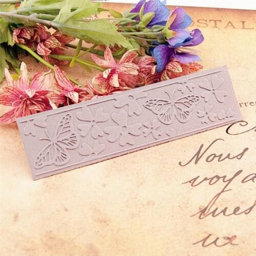 HOT plastic butterfly craft card making paper card album wedding decoration clip Embossing folders