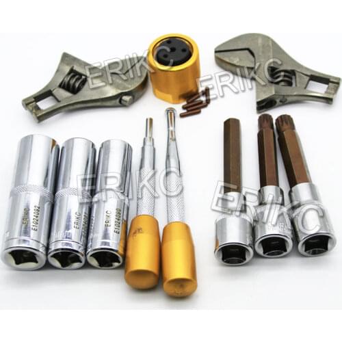 Diesel Injector Removal E1024049 CR Fuel Nozzle Repair Tools Assemble Disassemble Tool for BOSCH DENSO DELPHI Spray Nut Wrench