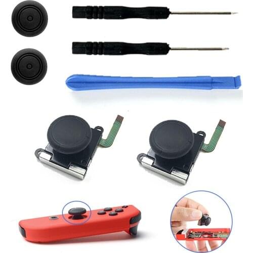 Joy Con Replacement 3D Analog Joystick Thumb Stick Controller Joycon Sensor Module Potentiometer Repair Tool For Nintendo Switch