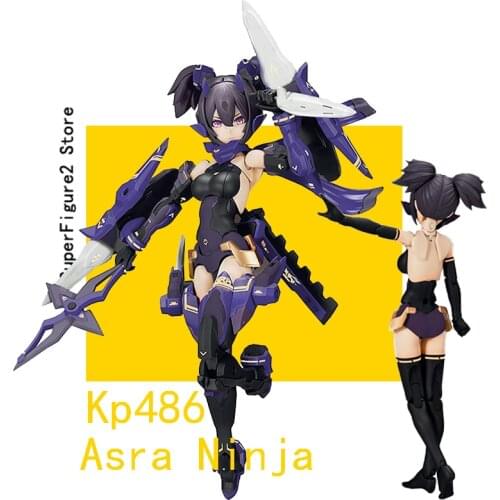 K o t obukiya Original Megami Device Kp486 Action Anime Figure Frame Arms Girl Asra-Ninja Shadow Edition Model Toys for Kids