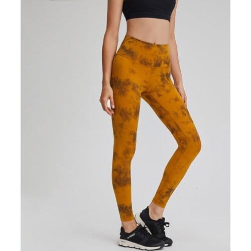 CLASSIC 2.0-TIE DYE Naked Feel Fitness Workout Legging Women Buttery Soft Squat Proof Yoga Pants Sport Gym Legging 2-12