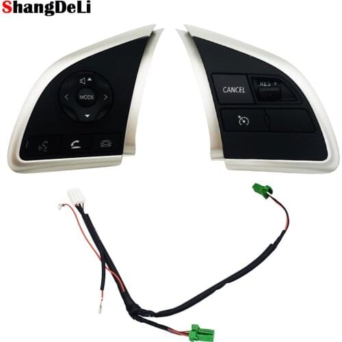 For Mitsubishi ASX 2013 2014 2016 Space Star Cruise Control Switch Steering Wheel Control Switch Button Audio Volume Switch