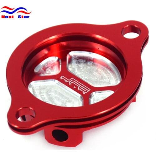 CNC Motorcycle Billet Engine CNC Oil Filter Cap Cover For HONDA CRF250R 2004 2005 2006 2007 2008 2009 CRF250X 04-16
