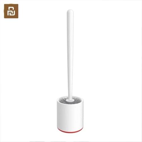New Youpin Yijie TPR Vertical Storage Toilet Brushes and Holder Cleaner Set Silica Bathroom Cleaning Tool