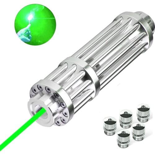 Hunting G017 High Power 532nm Green Red Laser Pointer Pen Continuous Line 5000 Meters Flashlight with Lazer Head with Battery