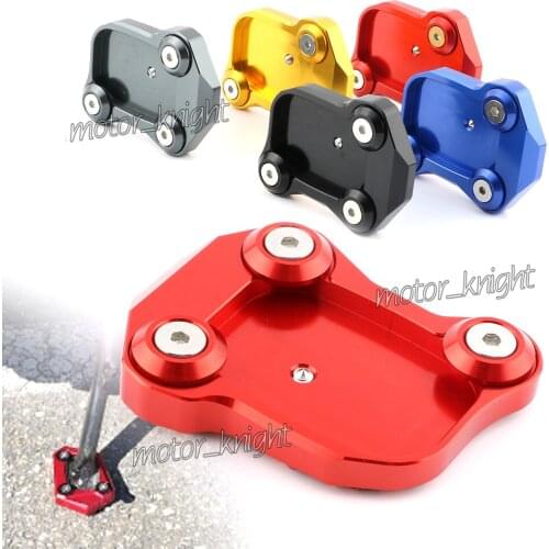 CNC Kickstand Foot Side Stand Enlarger Extension Pad Support Plate Kick Stand For Honda CB650F CBR650F 2014 15 16 2017 2018 2019