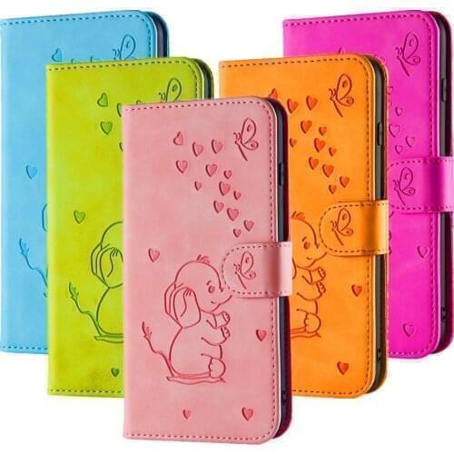 For iPhone X XR XS Max Cover Luxury Magnetic Flip Leather Case For iPhone 11 / 11 Pro / 11 Pro Max Case Dumbo Wallet Phone Case