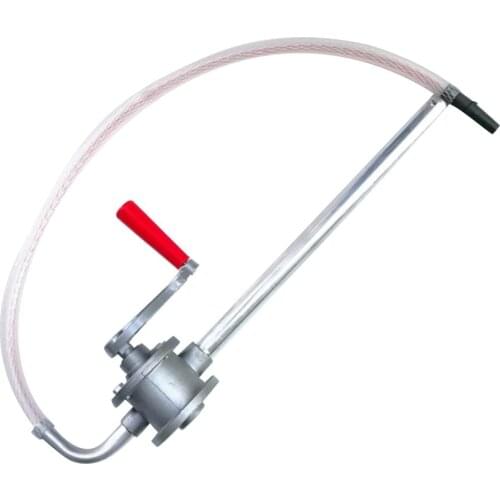 Hand Crank Oil Pump Car Suction Water Chemical Liquid Pump Portable Car Truck Fuel Oil Gasoline Diesel Transfer Sucker Hand Pump