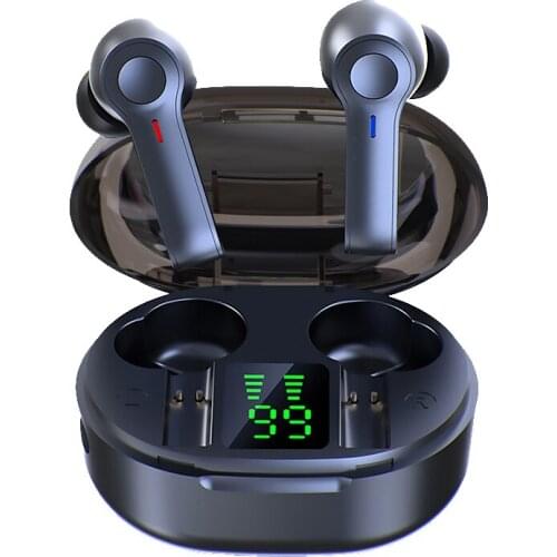 R22 Wireless Earbuds TWS 5.1 Bluetooth Earphone Wireless Headset Led Display IPX8 Waterproof 40 Hours HiFi Premium Sound Noise