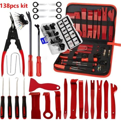 Universal Car Trim Dashboard Removal Tools Set Car Door Pry Interior Clip Panel Hand Disassembly Tool Kit Car Repair Tool Kit