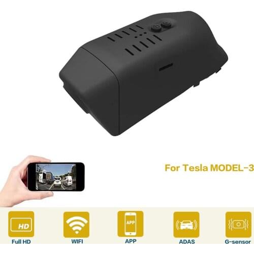 For Tesla MODEL-3 1080P Car DVR Wifi Dash Camera Video Recorder Easy Installation Night Vision