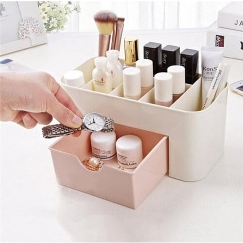 1X Women Makeup Case Storage Organizer Cosmetic Holder Container Box With Drawer