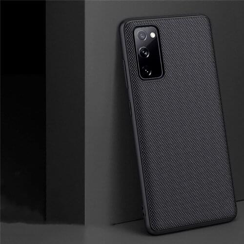 Protective Case Nylon Fiber Phone Back Cover Case Anti-fall Shell for Samsung Galaxy S20 FE 2020 Mobile Phone Accessories