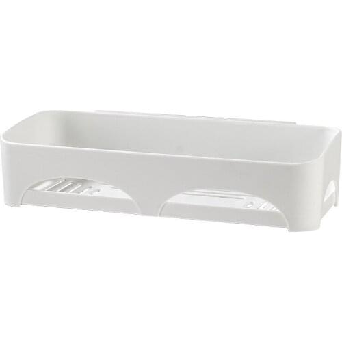 1 Pc Shower Shelf Bathroom Shampoo Shower Shelf Holder Kitchen Nail-Free Storage Rack Organizer Wall Mounted Rack