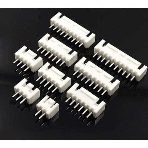 20pcs XHB 2.5mm Pitch Straight Needle WithI Socket Connector 2/3/4/5/6/7/8/9/10/11/12Pin/Core Copper pin Connector