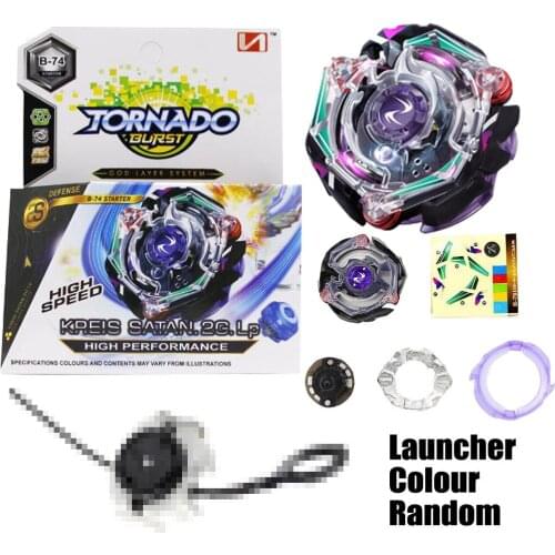 Kreis Satan / Satomb Spinning Top Burst Starter w/ Launcher B-74