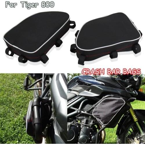 For Triumph Tiger 800 For Givi For Kappa Crash Bars NEW Motorcycle Frame Crash Bars Waterproof Bag Repair Tool Placement Bags