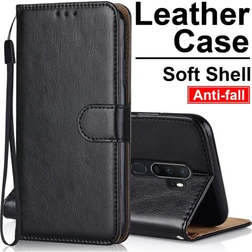 Leather Case For OPPO A5 A15 A53 s A9 2020 A11 x k A12 A31 A32 A33 A1k Find X2 X3 Neo Lite F15 F17 F19 Pro Plus Wallet Flip Case