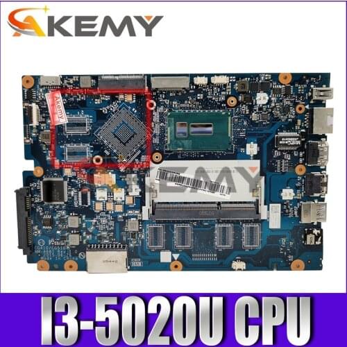 Akemy Laptop motherboard for Lenovo Ideapad 100-15IBY 100-15IBD CG410/CG510 NM-A681 SR240 I3-5020U DDR3 main board full test