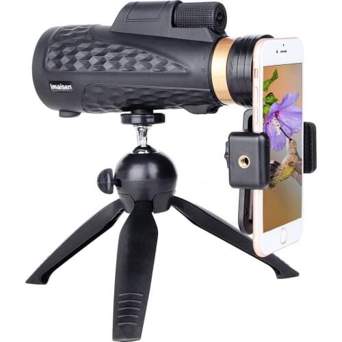 Monocular Telescope 18x 62 High Power HD BAK4 Prism Cosmic Scope Monocular with iPhone Smartphone Holder and Tripod