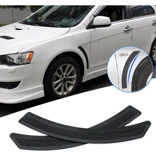 Door Fender Vent Sticker For Mitsubishi Lancer EVO 2008 2009 10 11-2015 Spoiler Car Fender Flare Vents