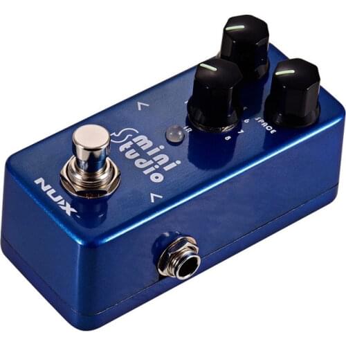 NUX NSS-3 Mini Studio Speaker Cabinet Simulator Effect Pedal Impulse Response IR Loader Built-in 8 Speaker Cabinet Models