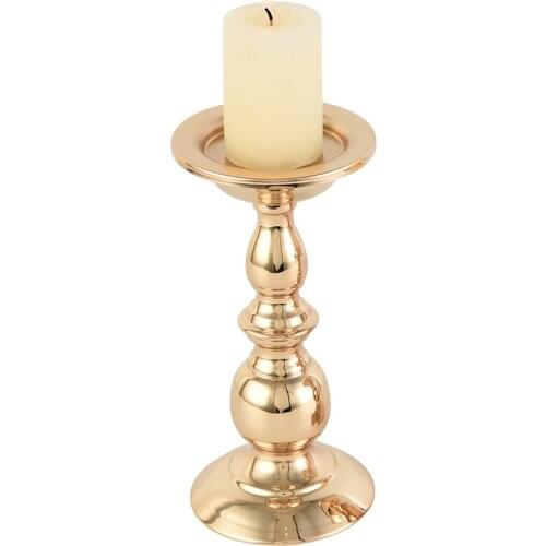MODERN METAL CANDLE HOLDER TABLE IRON LUXURY NORDIC STYLE CANDLESTICK WEEDING PILLAR CHANDELIER BOUGEOIR CANDLE HOLDER EA60ZT
