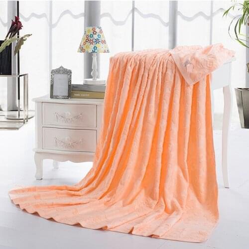 Cozy Pure Cotton Towelling Quilt Summer Office Bedroom Air Conditioning Comforter Sofa Blankets Cover