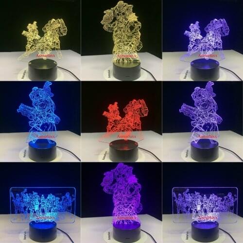 Whirlwind Fighter Technological Tracker Game Hunter Goliath Whisper Half Bat Bloodhound Interdimensional Skirmisher 3D LED Light