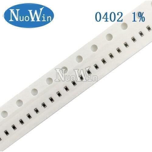 100pcs 0402 1% SMD resistor 1/16W 7.32M 7.5M 7.68M 7.87M 8.06M 8.2M 8.25M 8.45M 8.66M 8.87M 9.09M 9.1M 9.31M 9.53M ohm