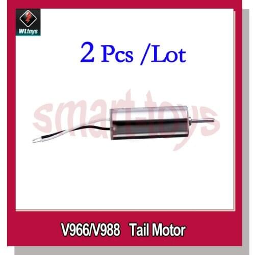 2Pcs V966-023 Tail Motor V977-012 tail motor for Wltoys V966 V988 V977 V930 RC Helicopter Spare Parts