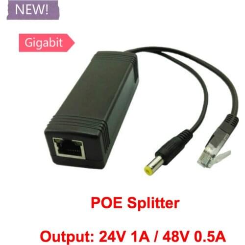 24V 1A/48V 0.5A Output Isolated Gigabit POE Splitter 1000M 802.3at standard for wireless AP or high voltage electrical equipment