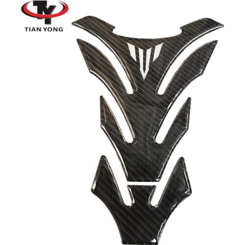 3D Carbon Look Motorcycle Tank Pad Protector Decal Stickers Case For Yamaha MT01 MT03 MT09 MT10 MT-09 3Colour Tank Sticker