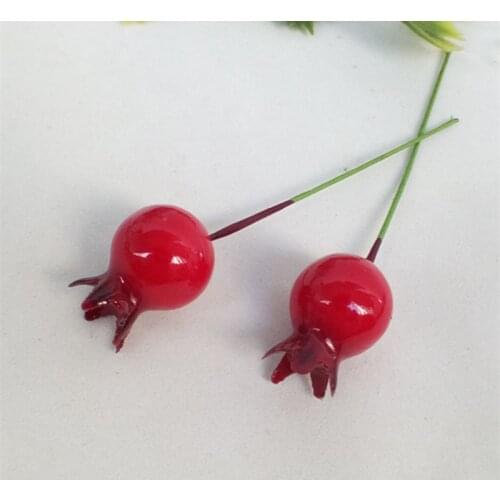 50pcs Berry Artificial Flower DIY Christmas Garland Wreath Accessories Fake Plant Wedding Flowers Home Party Decoratio