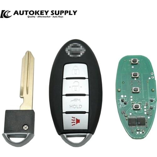 Car-styling for Nissan 3+1 buttons remote flip key 315Mhz FCC:CWTWBU729 IC:16F636 with logo for car key AKNIC331