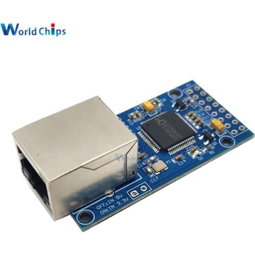 CH9121 UART Serial Port to Ethernet Network Module TCP/IP 51/STM32 3.3V 5V TTL Transmission Microcontroller Board