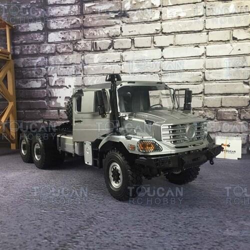 JDM 1/14 Metal 6*6 Off-road RTR RC Truck Remote Control Tractor Car Differential Lock Outdoor Toys For Boys Gift TH17202-SMT6