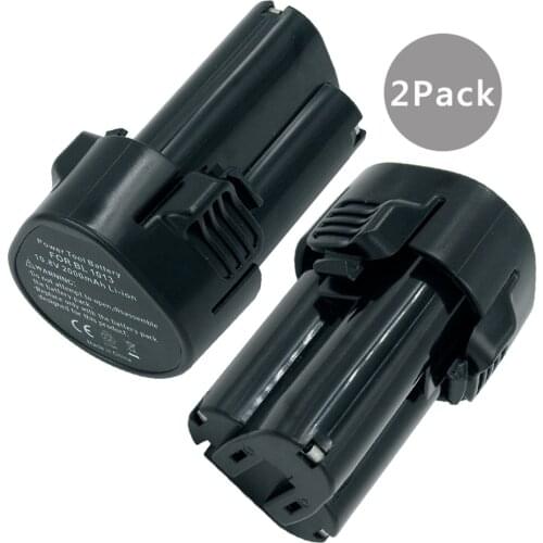 2PCS 10.8V 2000mAh Lithium Ion Rechargeable Battery for Makita 12V 2.0Ah BL1013 BL1014 LCT204 DF330D TD090D Replacement Battery