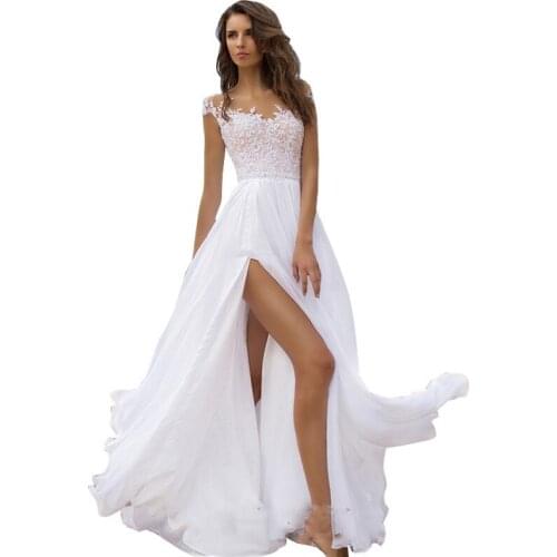 Fashion Women Girls Summer Deep V-neck Backless Sleeveless Slim Sexy Dresses Lace Mesh Hot Sell Long Slit Dress Evening Party