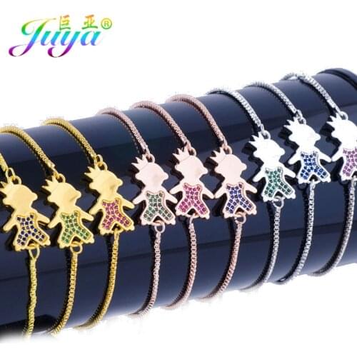 Fashion Friendship Bracelet Prince Crown Boy Russian Doll Connect Charm Bracelet Adjustable Gold Chain Bracelets For Women