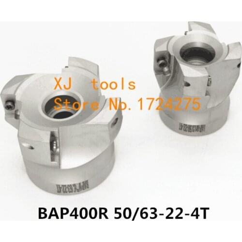 New 1pcs BAP400R 50 22 4T BAP400R 63 22 4T right angle shoulder face mill cutter,Face Mill Shoulder Cutter For Milling Machine