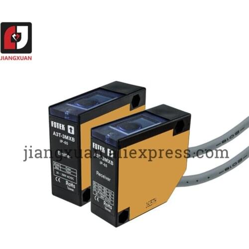 Original Genuine Taiwan Yangming FOTEK photoelectric switch Thru Beam type A3T-3MX A3T-10MX A3T-10MXP A3T-20MX sensor