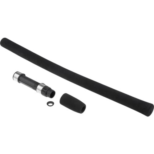 Black EVA Foam Spinning Fishing Rod Handle Grips with Reel Seat Replacement For Rod Building Or Repair Dropshipping